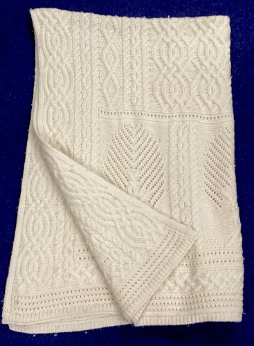 Aran crafts ireland throw - aran,