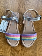 Girls Sandals Rainbow-Coloured