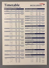 GB Airways Airline Timetable