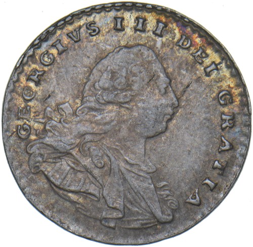 1795 maundy penny george - maundy,