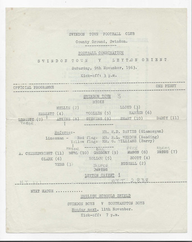 1963 football combination - 1963/64,