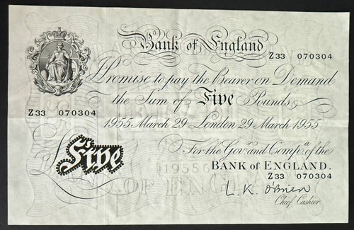 Bank england white - of, *white