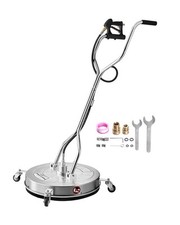 VEVOR 24" Pressure Washer Surface Cleaner 4 Wheels Dual Handle 4500 Max PSI