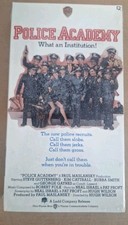 Police Academy VHS Sealed Rare 1986 Warner Home Video Release Sidebar UPC
