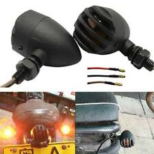 2x Black Motorcycle Turn