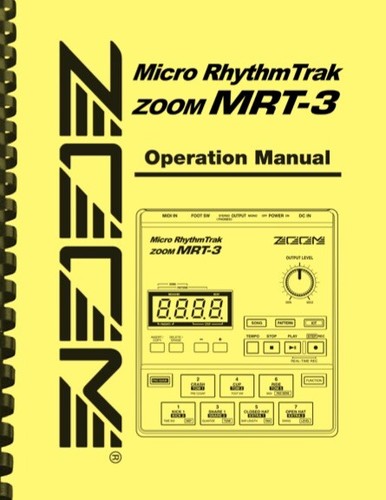 Zoom micro rhythm trak - trak, mrt-3