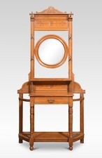 Antique oak hall - oak, |
