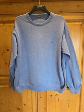 Mens Blue Jumper Wolsey 100%