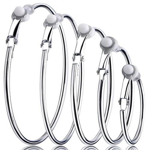 Pairs silver clip - silver, on