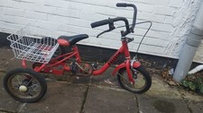 Kids Freedom Tricycle - Childrens Red Bike Bicycle - Outdoor Play With Basket 