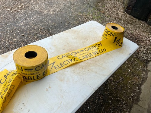 Caution electric cable - 2, x