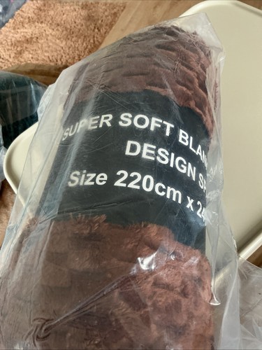 Super soft chunky knit blanket - super,