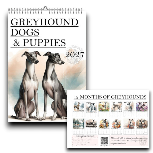 Greyhound calendar - greyhound,