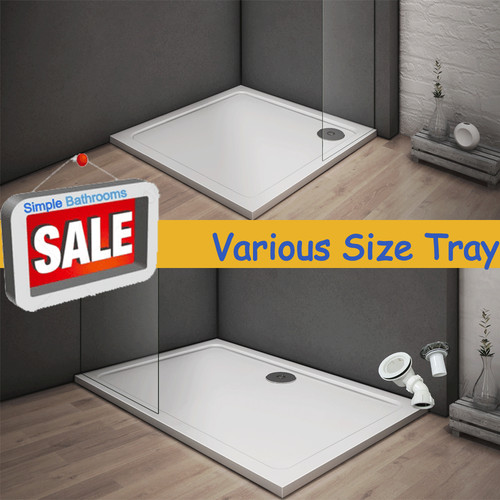 New stone tray shower - new,