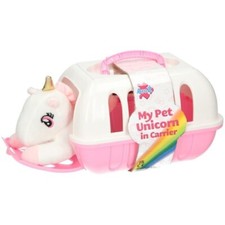 Plush Unicorn in a Carrier
