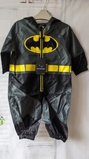 Puddle Suit Batman NEXT 9-12 Months Waterproof All In One Superhero Splash