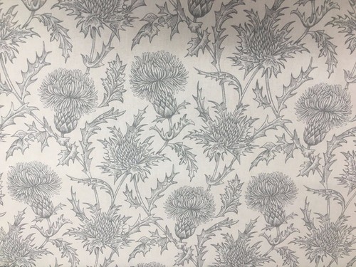 Cotton fabric star thistle - fabric,