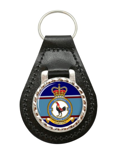 Squadron raf leather key - 43, squadron,