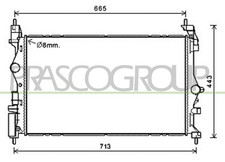 VAUXHALL CORSA MK IV (E) 2014- Radiator OP036R001