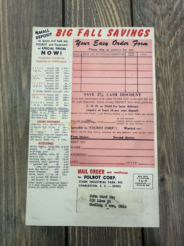 Vintage folbot big - big, fall