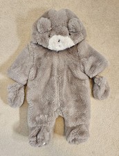F&F Baby Faux Fur Bear Hooded