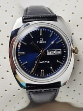 Q Timex 1978 Day/Date 37.5mm