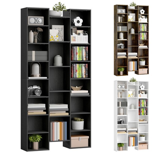 Homcom tall bookcase bookshelf - homcom,
