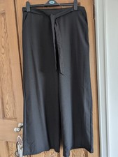 Black Palazzo Style Trousers