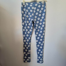 Blue lips print lounge