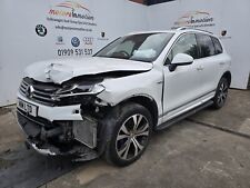 2015 VW TOUAREG R LINE 3.0 V6 7P CVVA ENGINE LC9A PURE WHITE - BREAKING *PEDAL*