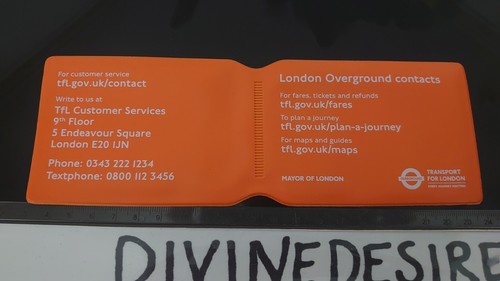 London overground oyster - london, card