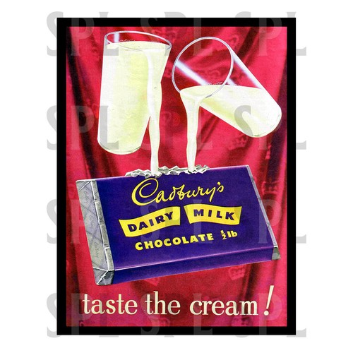 Cadbury metal sign retro - ,