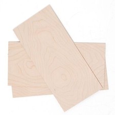 3 Pack 1.5mm Thick Maple Wood Guitar Veneer Shell Sheet Headplate DIY Tools v