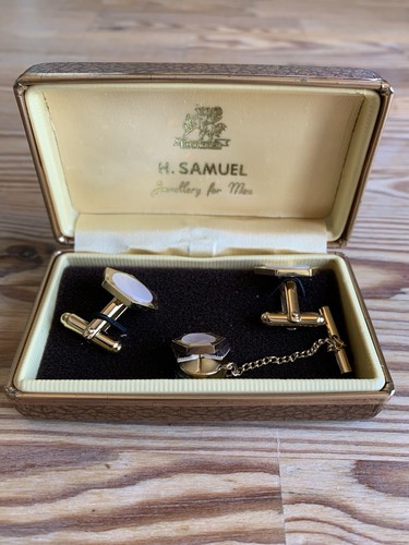 Vintage 1980 cuff link and - vintage,