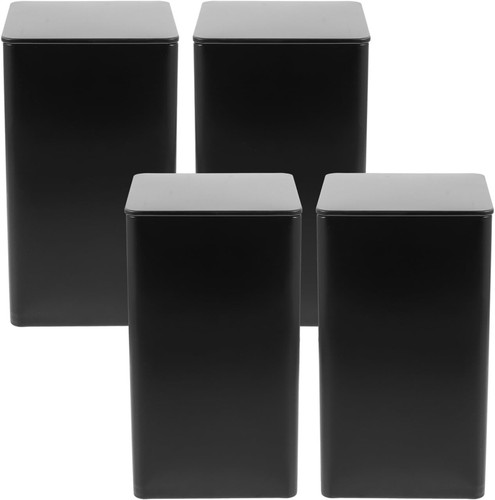 Tinplate storage jars - storage, set