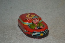 1950s Tinplate Magic Car No-2 Friction Powered Bumper Car/Dodgem Made in England