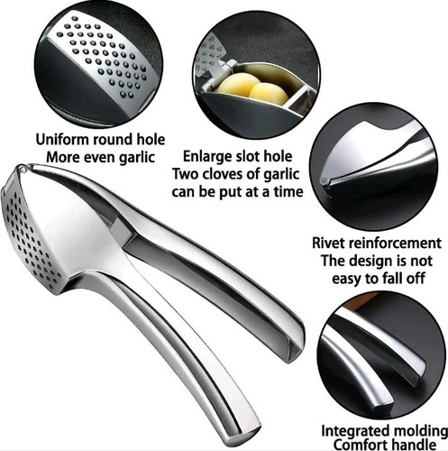 Garlic press heavy duty - heavy,