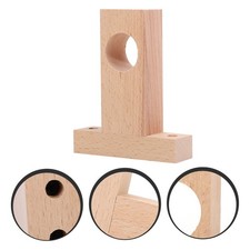 2 Pcs Wooden Curtain Bracket
