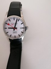 GENUINE OFFICIAL RAILROAD SWISS  MEN'S QUARTZ WATCH "MONDAINE" SBB CFF FFS