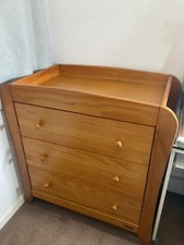 Mamas and Papas Wooden Baby Dresser and Baby Change Unit