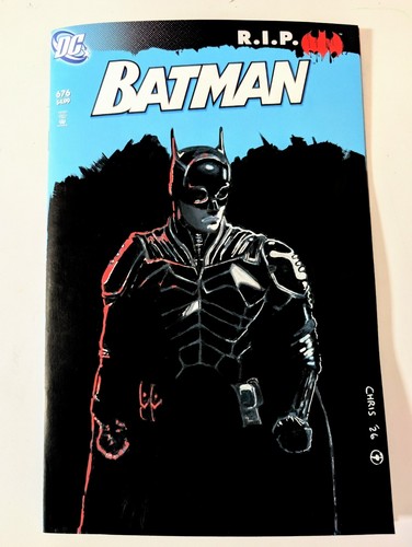 Batman 676 blank sketch - batman, #676