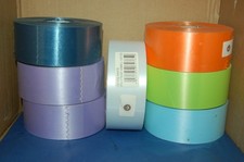 ribbon job lot - 50mm poly ribbon - 7 new rolls - UK Post free