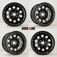 4x 17" x 8 steel wheels fit 04-16 Nissan Navara D40 Hardline BLOC 6x114.3 ET-12