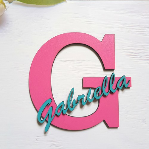 Personalised wooden name - wooden,