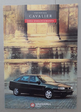 Vauxhall Cavalier Enhancements Brochure 1994 - SRi  Turbo 4x4  2.5i V6