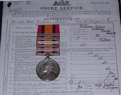 Qsa medal clasps - qsa, to