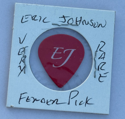 Eric johnson guitar pick - eric, very