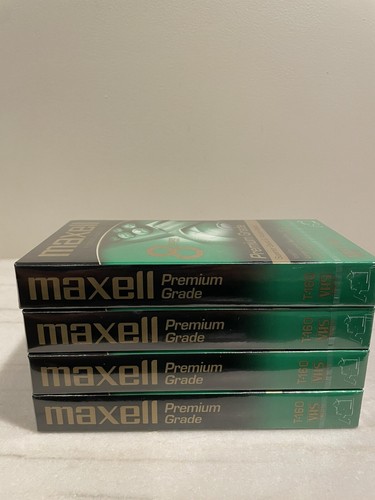 Lot new maxell vhs - 4,