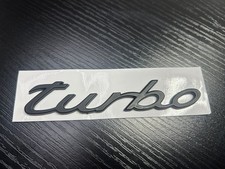 Porsche Turbo Rear Badge