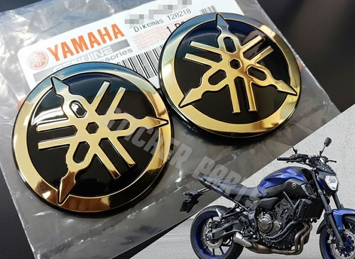 Yamaha 50mm emblems logo - 2x,